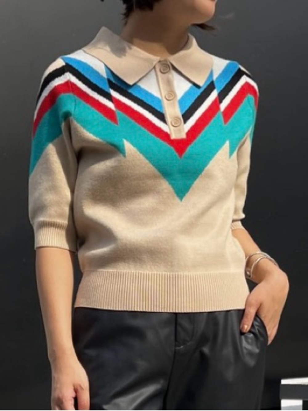Nwt SUNCOO Pavar Polo Sweater